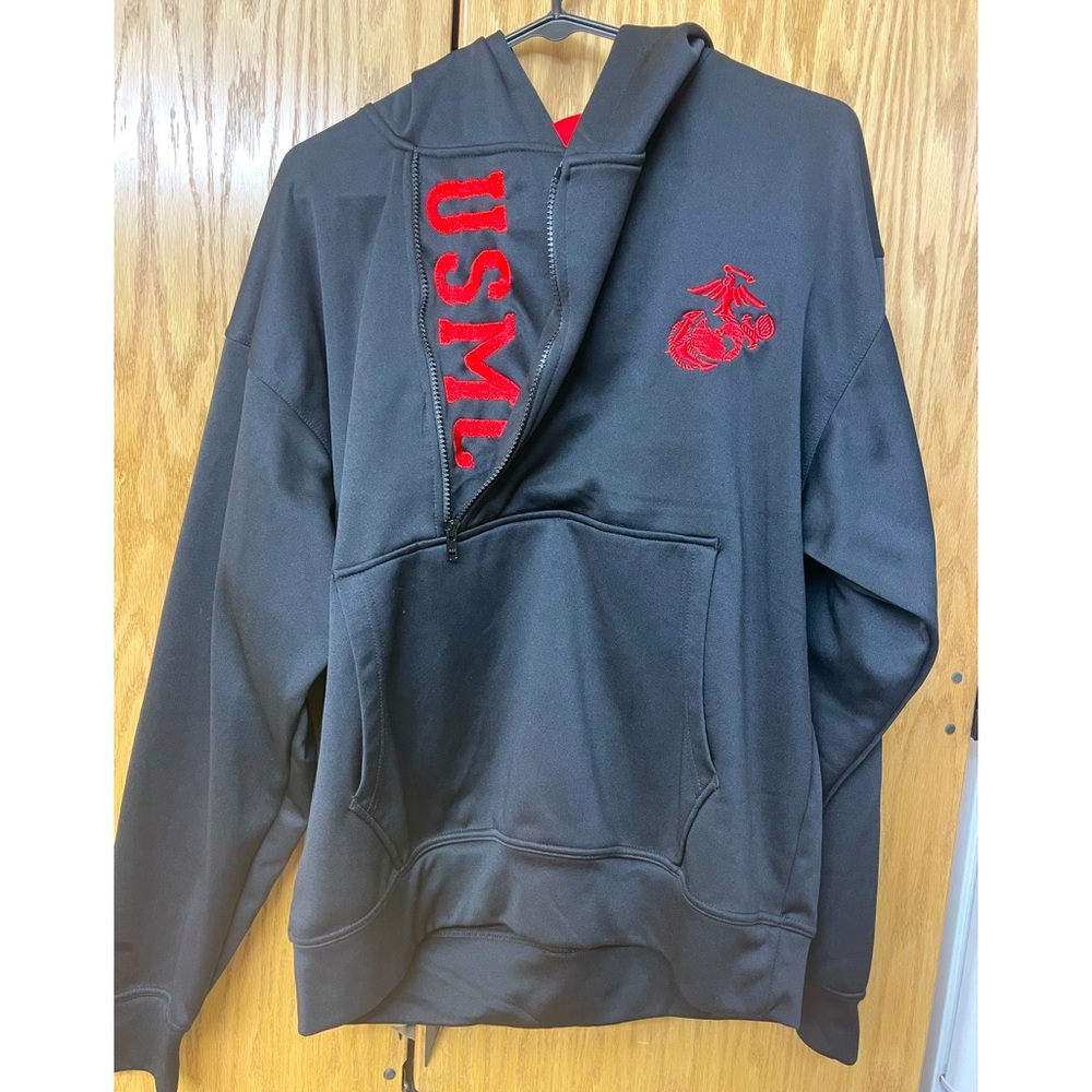 USMC Half Zip Hoodie